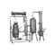 Equipo fraccionario de la destilación del alcohol de la extracción del CE del vapor herbario del equipo