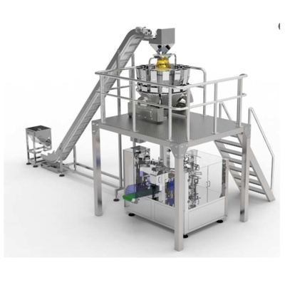 Máquina automática de embalaje de bolsas granulares de 15-2000 g de grado alimenticio