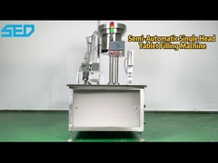 Máquina semiautomática de llenado de comprimidos con una sola cabeza