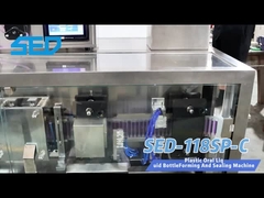 Máquina automática de llenado y sellado de líquido con ampolla de plástico Equipo de maquinaria farmacéutica
