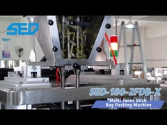 SED-180-2FDB-X Máquina de embalaje de bolsas con bastón de varios carriles