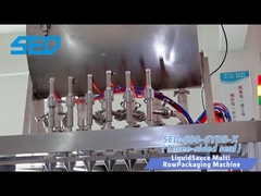 Máquina envasadora de salsa líquida SED-680-6YDB-X (Empaquetado de varias filas, sellado de tres lados)