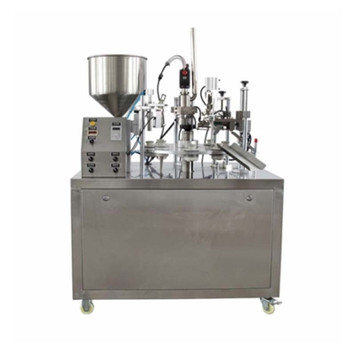 Máquina de llenado y sellado de tubos semiautomática