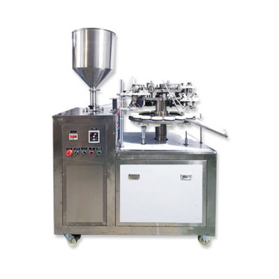 Máquina de llenado y sellado de tubos de aluminio semiautomáticos de alta eficiencia
