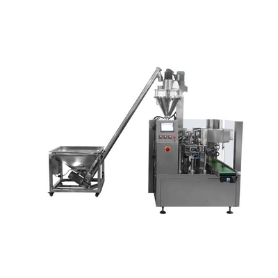 Máquina empacadora automática de polvo para bolsas prefabricadas 380V 2.3kw