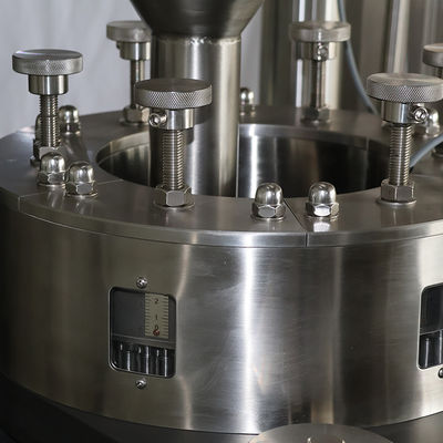 Relleno semi automático de la cápsula de la pantalla táctil hecho a máquina del botón de acero inoxidable