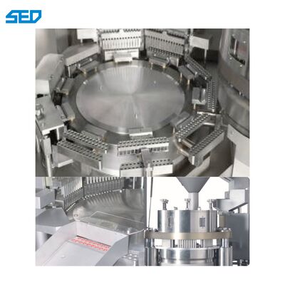 Máquina de llenado de cápsulas automática de alta velocidad controlada por PLC