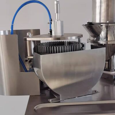 Máquina llenadora de cápsulas semiautomática de doble cabezal SED-BJ-IV