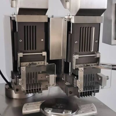 Máquina llenadora de cápsulas semiautomática de doble cabezal SED-BJ-IV