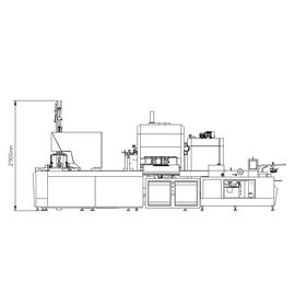 Máquina de cartonado horizontal automática electrónica ajustable