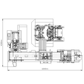 Máquina de cartonado horizontal automática electrónica ajustable