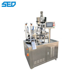 Máquina semiautomática de llenado y sellado de mangueras de plástico con control PLC