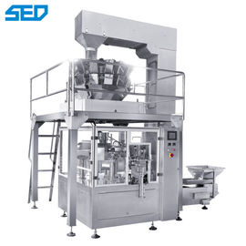 Máquina de llenado y embalaje rotativo de alimentos / polvo / paquete / bolsa