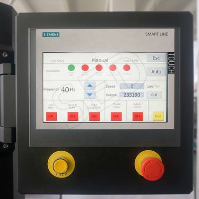 Máquina de llenado de cápsulas de polvo de alta velocidad de alta producción totalmente automática