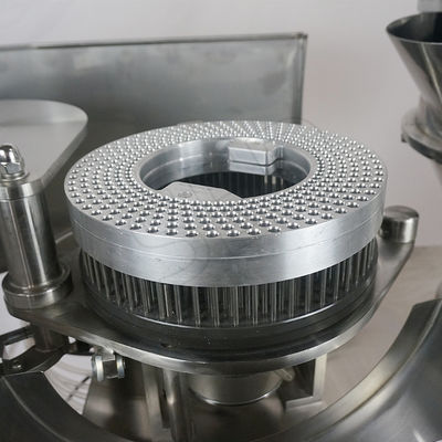 Máquina semiautomática de llenado de cápsulas de gránulos de polvo con control PLC