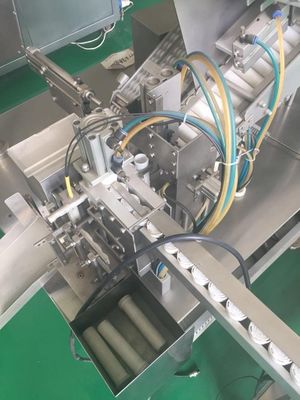 Máquina llenadora de tubos de comprimidos efervescentes horizontales totalmente automática