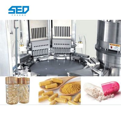 Máquina automática de llenado de cápsulas con pellets totalmente automática