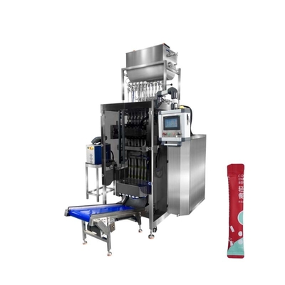 Máquina envasadora de sellado trasero 18000mm para envasado de palitos de salsa 5.5KW