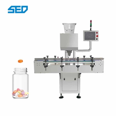 Máquina contadora de cápsulas de acero inoxidable de 12 canales 10-50 botellas/min